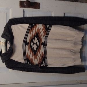 SOUTHWEST DESIGN HOODED SWEATER